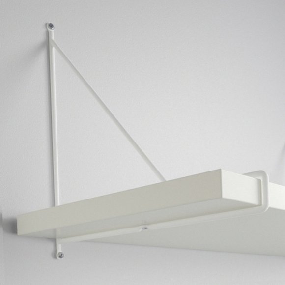 IKEA PERSHULT Bracket (2 pack) White 11 3/4 x 11 3/4" Wall Shelf 203.998.95 - Picture 4 of 4